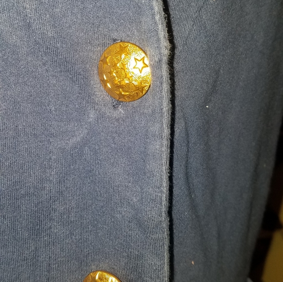 Jason Maxwell Maternity blue top L - Picture 5 of 5